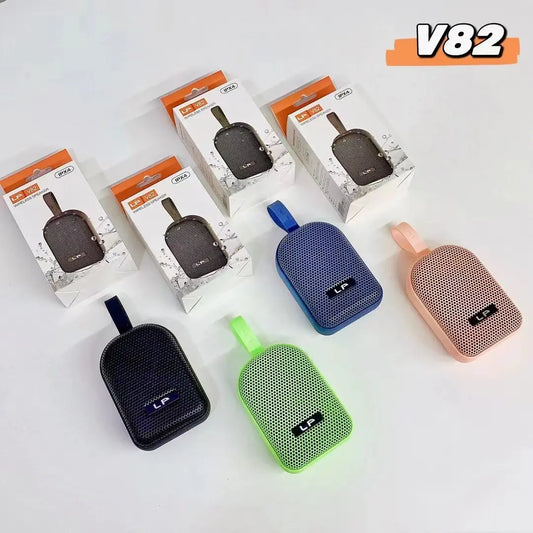 LP-V82 Blue Tooth Speaker TWS Outdoor Small Speaker Mini Home Portable Subwoofer Waterproof Speaker Rechargeable Player