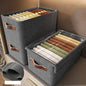 Collapsible Fabric Organizer with a Cover / Storage basket