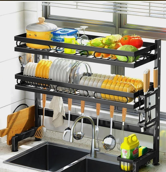 Over the sink Double Dishrack/Drainer