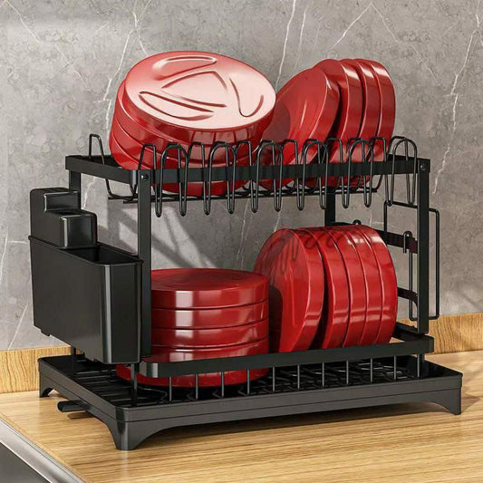 Dish Drainer with cup holder
