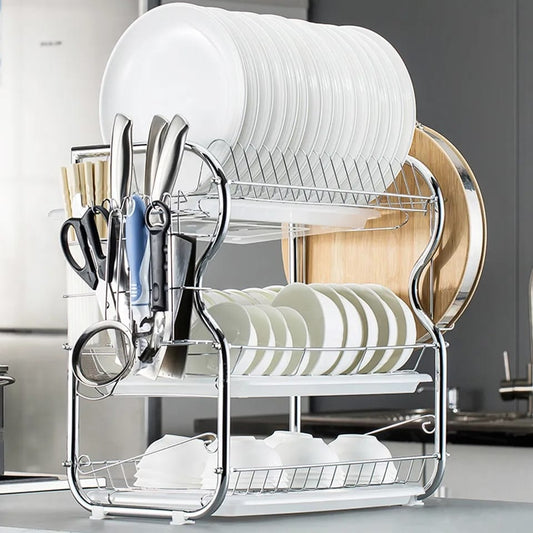 3Layer Stainless steel Dishrack