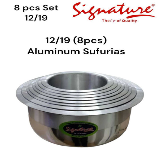 8-Piece Aluminum Sufuria Set