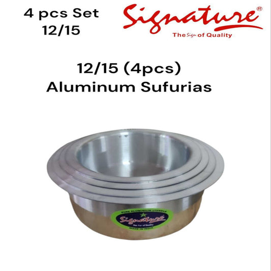 4-Piece Aluminum Sufuria Set