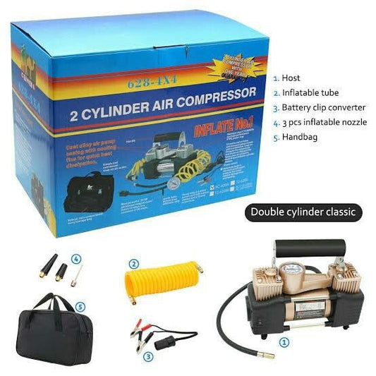Heavy-Duty 2-Cylinder Air Compressor
