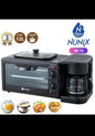 Nunix BE-12 – 3-in-1 Breakfast Maker (Oven • Coffee Maker • Grill)