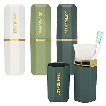 Travel Toothbrush Holder & Cup Set – JOYFUL FEEL