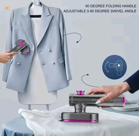 Mini Portable Steam Ironing Machine – Grey & White