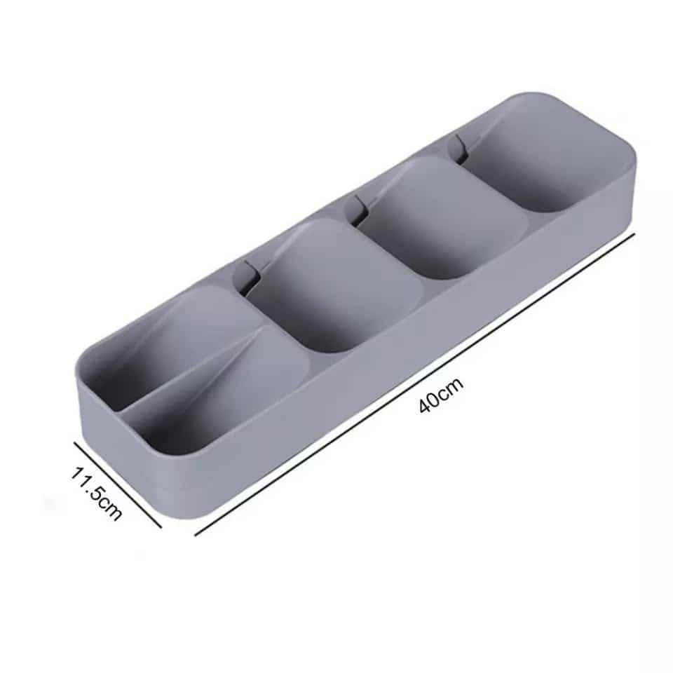 Compact Cutlery organizer – Grey