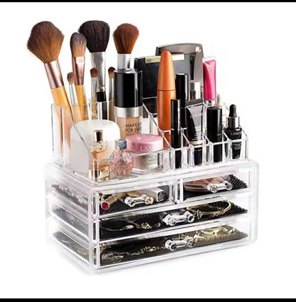 Acrylic Transparent Makeup Drawer Organizer