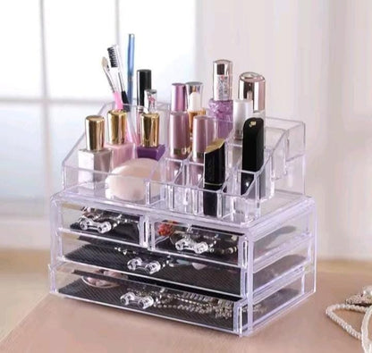 Acrylic Transparent Makeup Drawer Organizer