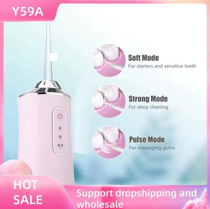 ORAL Rechargeable Irrigator – Portable Water Flosser