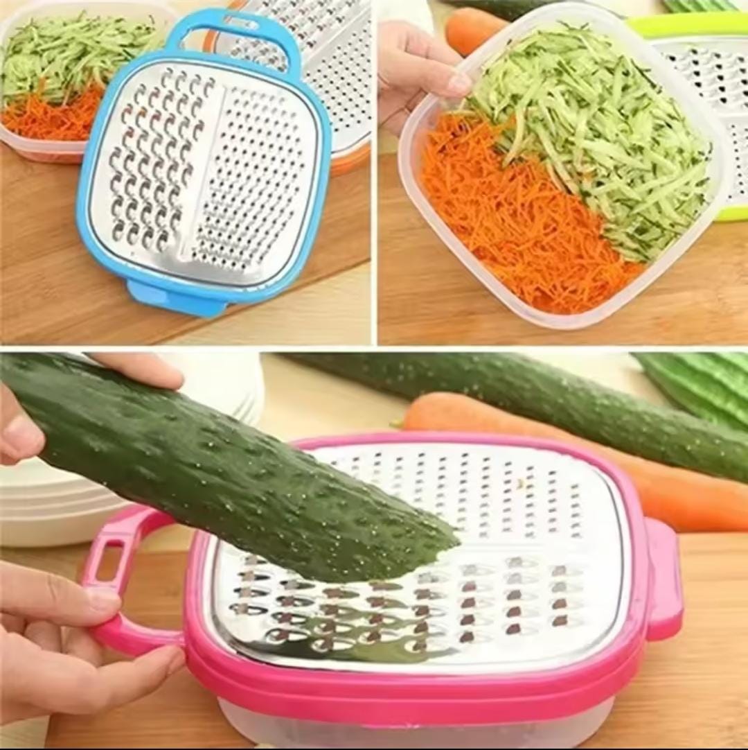 Manual Grater with Bowl – Easy & Convenient