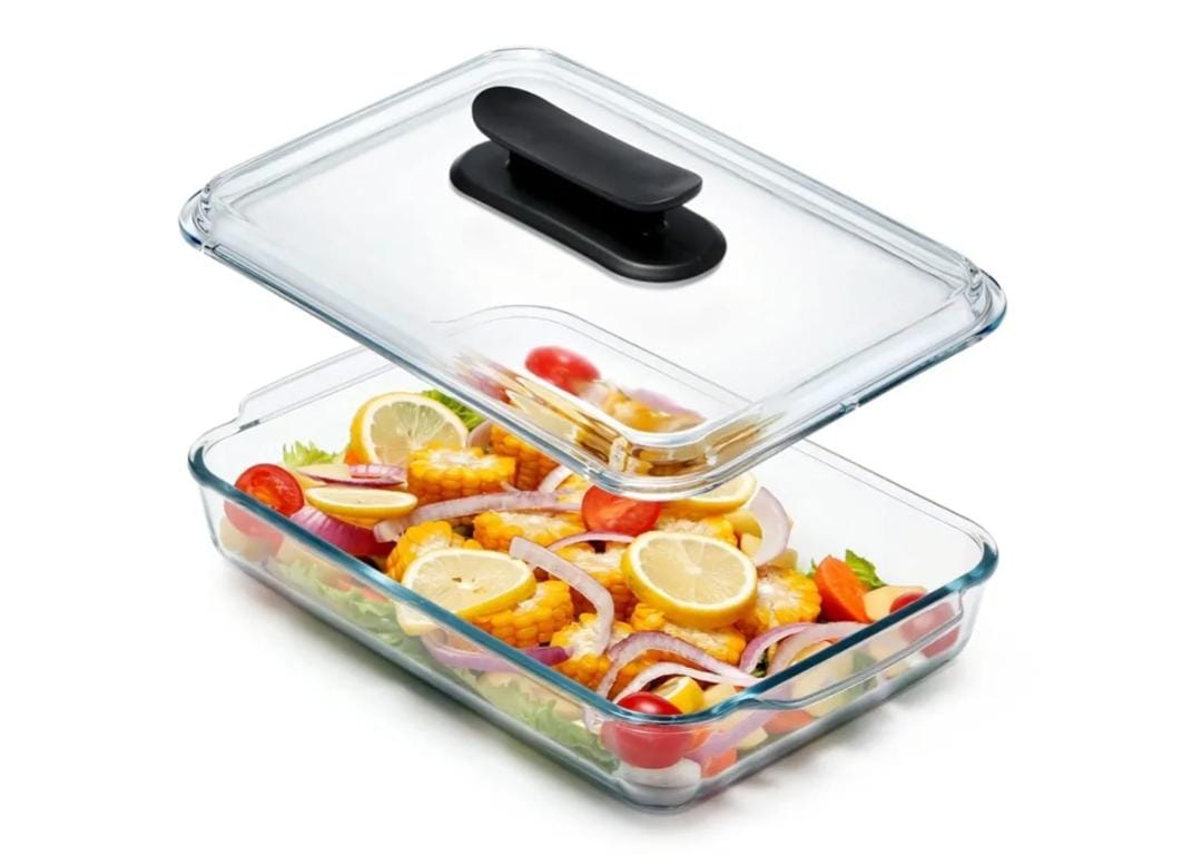 Glass Casserole Baking & Storage Dish with Lid