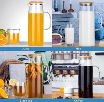 Premium Heat Resistant Glass Jug (1.2L)