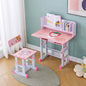 Modern Adjustable Kids Study Table & Chair Set