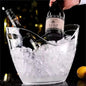 Portable Acrylic Ice Bucket.4 Litre Clear Chiller for Drinks & Parties