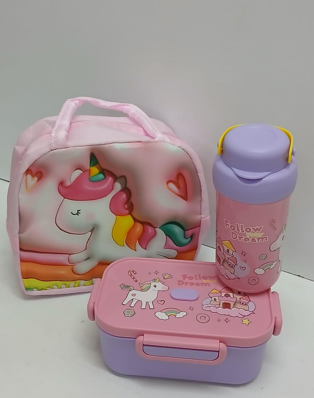 Kids Decorative Lunch Set with Insulated Bag