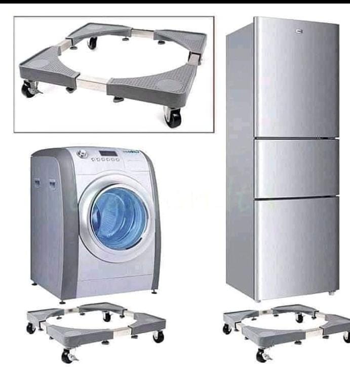 Adjustable Fridge & Washing Machine Base Trolley