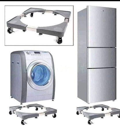 Adjustable Fridge & Washing Machine Base Trolley