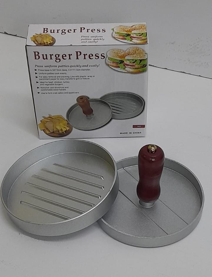 Heavy-Duty Aluminum Burger Press