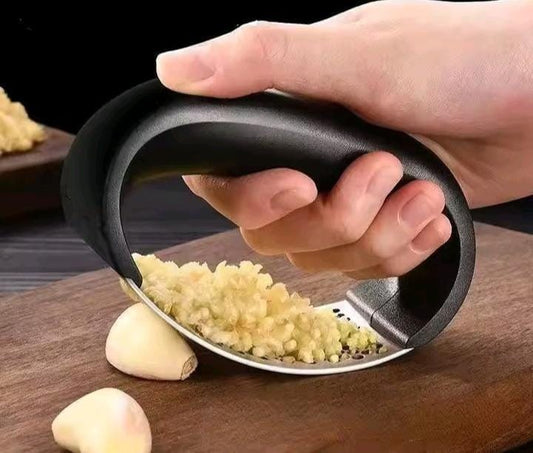 Handheld Stainless Steel Garlic Press