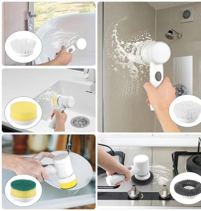 5-in-1 Electric Magic Cleaning Brush