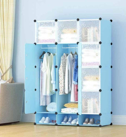 3-Column Plastic Wardrobe Organizer
