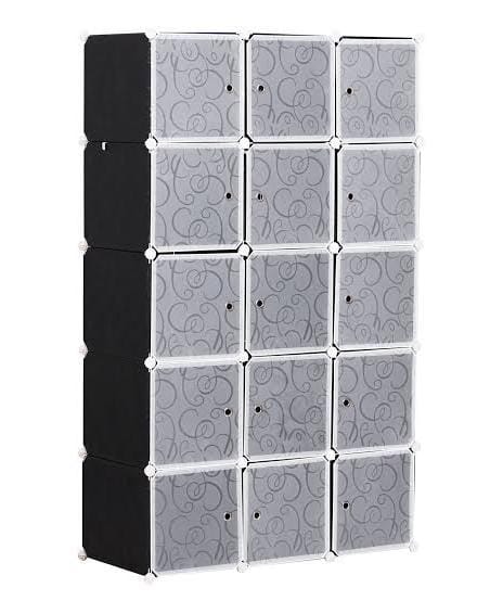 3-Column Plastic Wardrobe Organizer