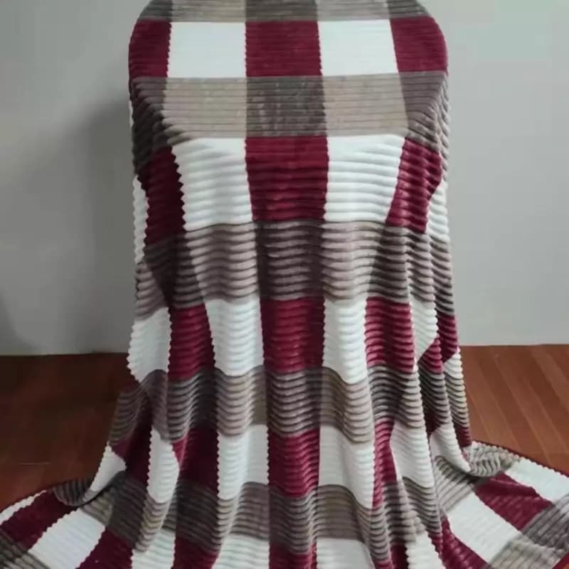 Pattern Fleece Blanket – Ultra Soft & Cozy(6by6)