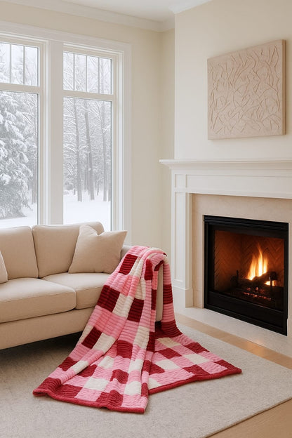 Pattern Fleece Blanket – Ultra Soft & Cozy(6by6)