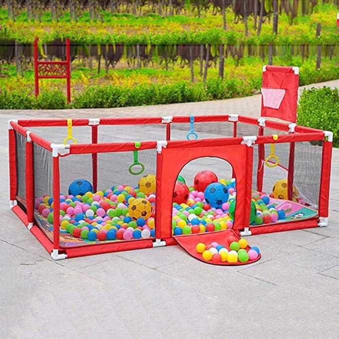 Kids Play Fence with 30 Balls – Safe Indoor & Outdoor Fun!