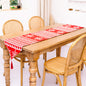 Elegant Christmas Themed Table Runners with Tassels (180×35cm)