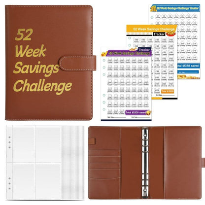 A5 52-Week Savings Challenge Binder