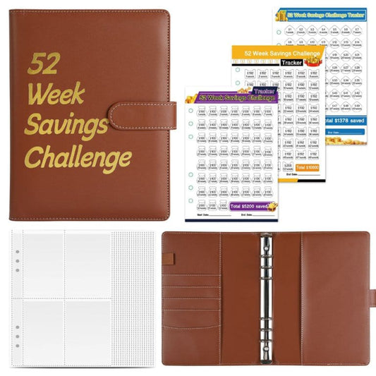 A5 52-Week Savings Challenge Binder