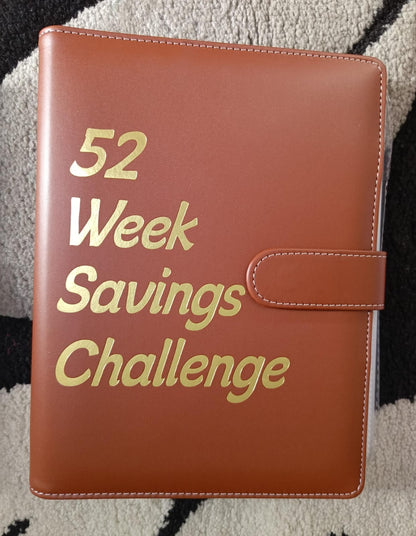 A5 52-Week Savings Challenge Binder