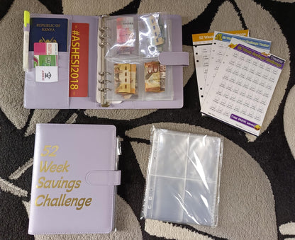 A5 52-Week Savings Challenge Binder