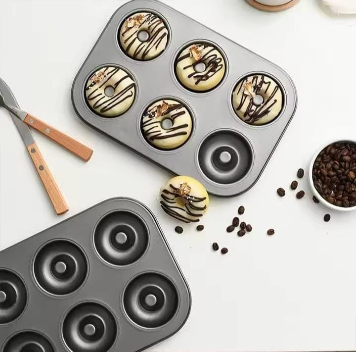 6-Hole Doughnut / Cupcake Baking Tray