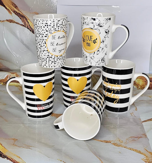 6-Piece Inspirational Mug Set