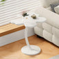 Modern Butterfly-Shaped Side Table / Stool – White