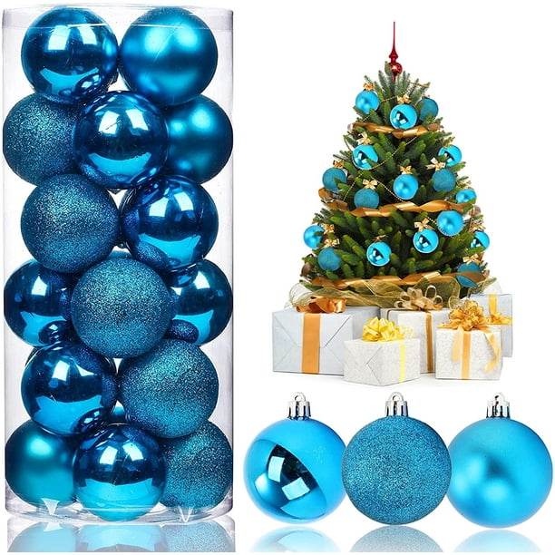 24PCS Christmas Balls Decoration Set – 4cm