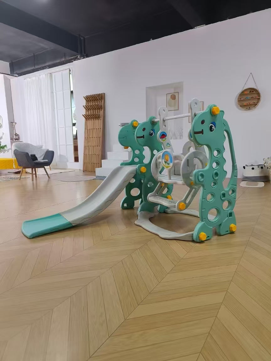 Kids Slide & Swing Playset