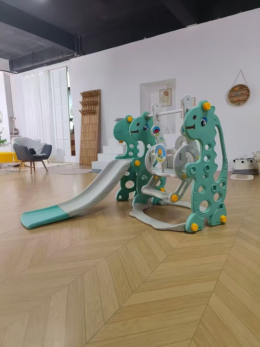 Kids Slide & Swing Playset