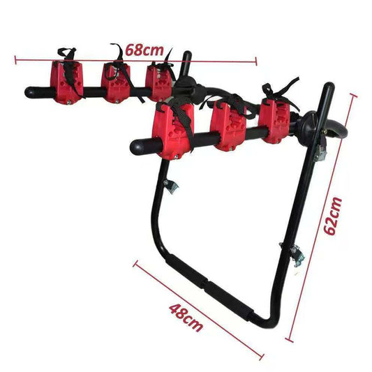 3-Bike Rear Car Carrier – Heavy-Duty, Universal Fit
