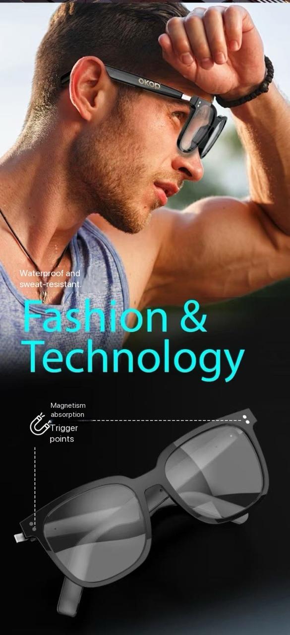 New Advanced Smart Bluetooth Glasses (Model KP-Y102)