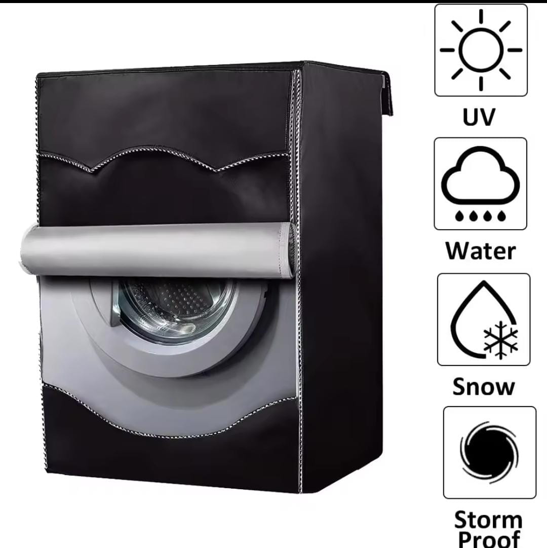 Front Load Washing Machine Cover – Waterproof Oxford Fabric | Fits Flat Top Machines