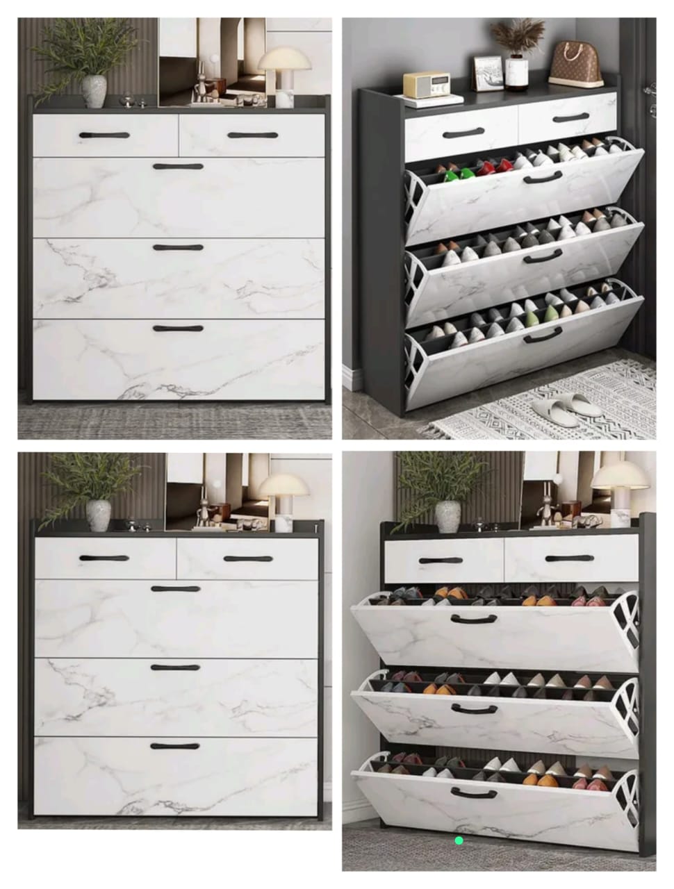 BUCKET FLIP SHOE RACK