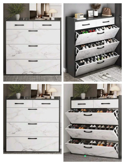 BUCKET FLIP SHOE RACK