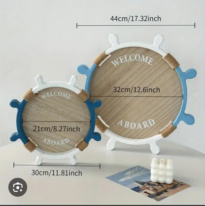 2-in-1 Decorative Sailor Themed Tray