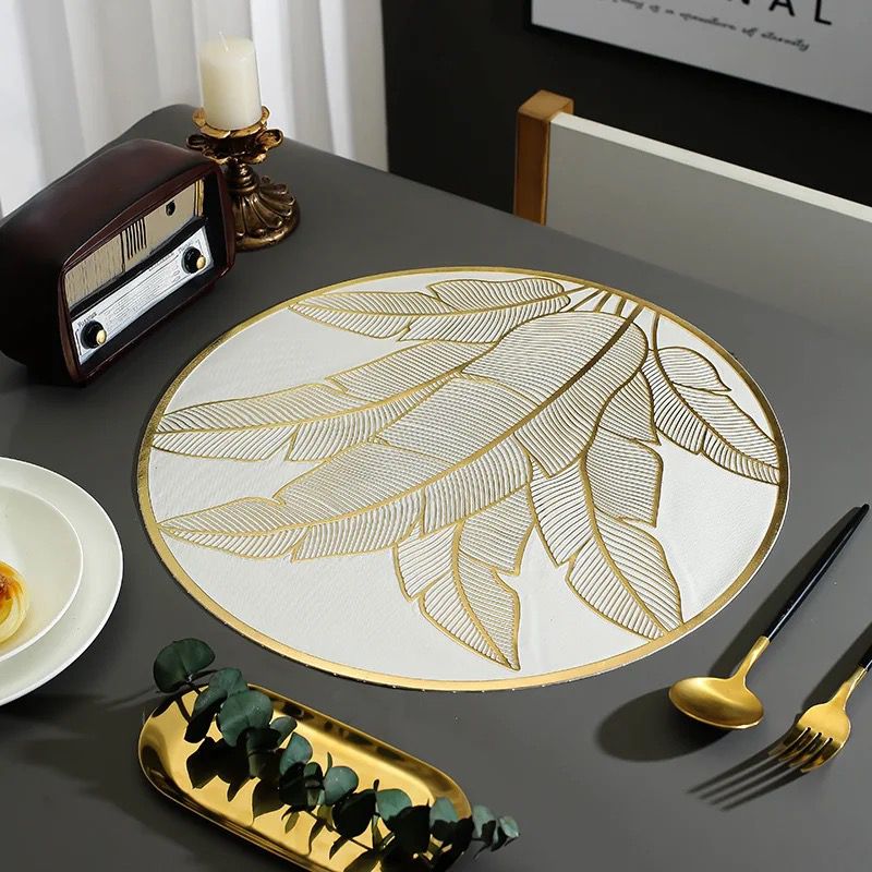 PVC Waterproof & Heat Resistant Table Mats (6pcs)