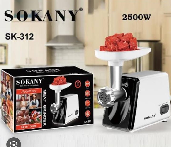 Sokany SK-312 Electric Meat Grinder – 2500W Super Power